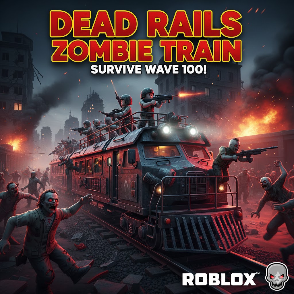 Dead Rails Roblox: Rahasia Survive Wave 100 Zombie Train!