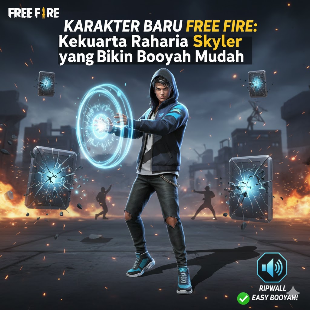 Karakter Baru Free Fire: Kekuatan Rahasia Skyler yang Bikin Booyah Mudah!
