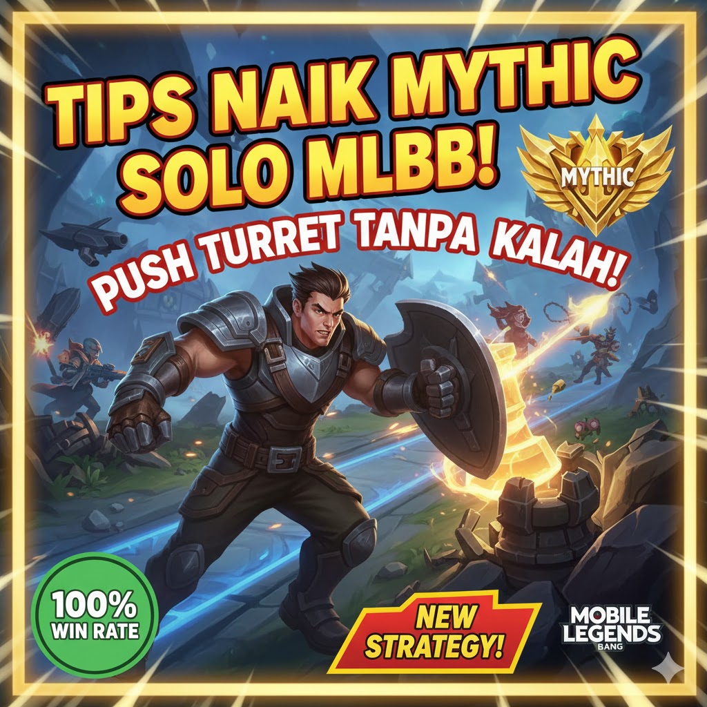 Tips Naik Mythic Solo MLBB: Push Turret Tanpa Kalah!