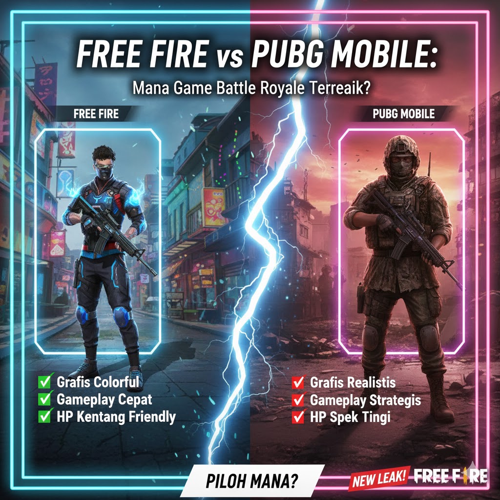 Free Fire vs PUBG Mobile: Mana Game Battle Royale Terbaik?
