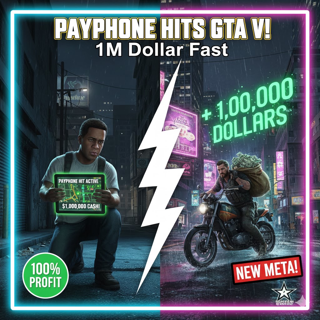 GTA V Payphone Hits: Cara Dapat 1 Juta Dollar Cepat Setiap Jam!