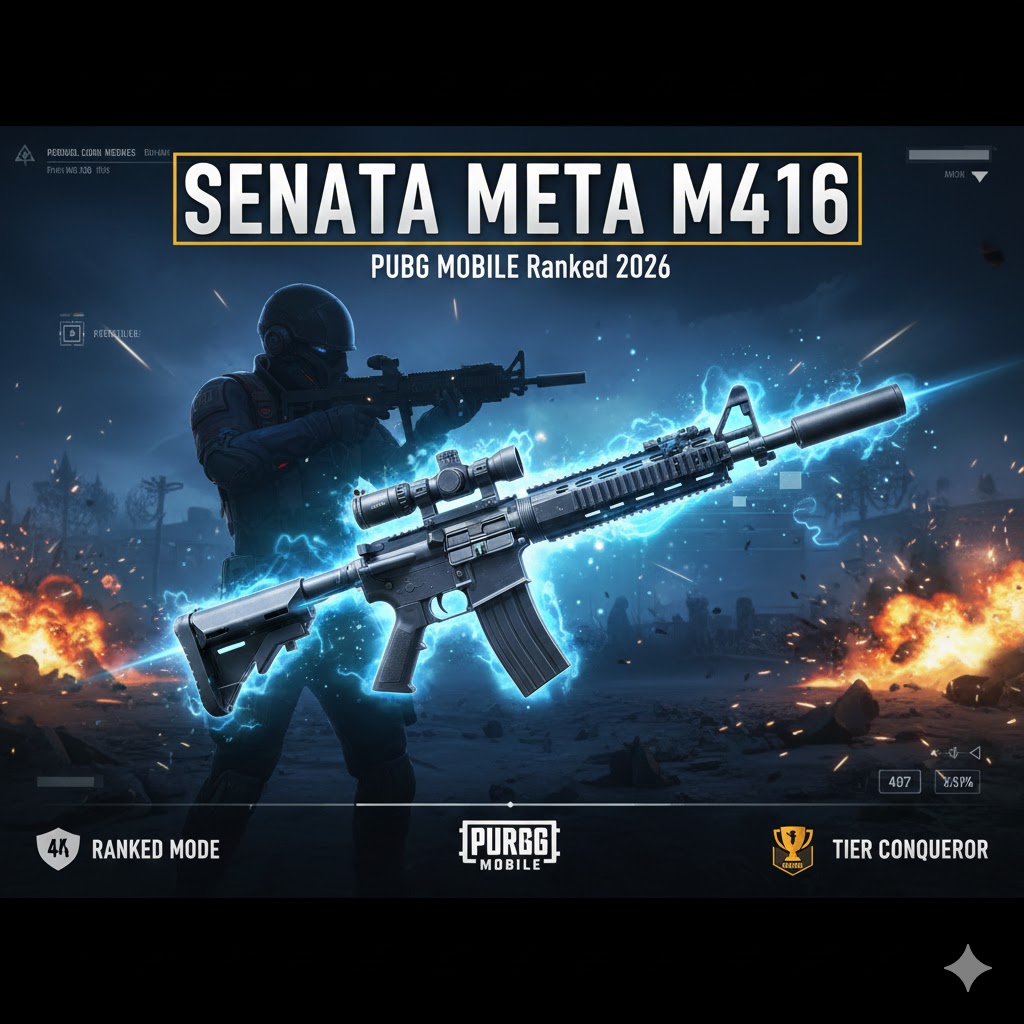Senjata Meta M416 PUBG Mobile Ranked 2026