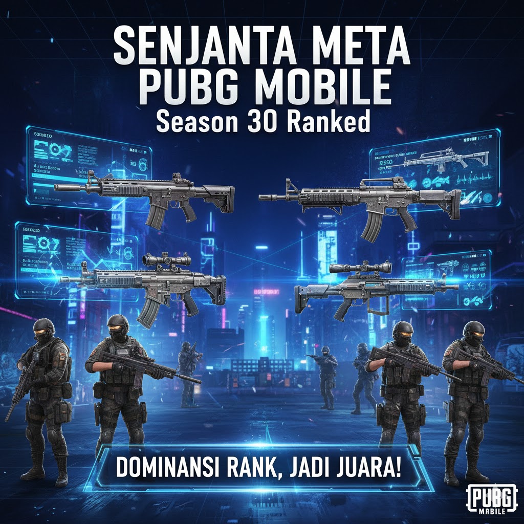 Senjata Meta PUBG Mobile Season 30 Ranked 2025
