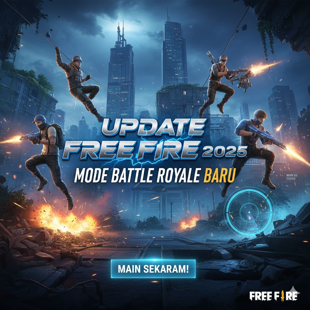 Update Free Fire 2025: Mode Battle Royale Baru Dreamport Airship Yeti!