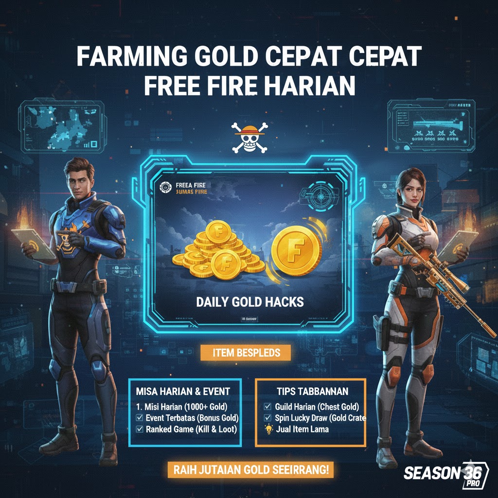 Farming Gold Cepat Free Fire Harian