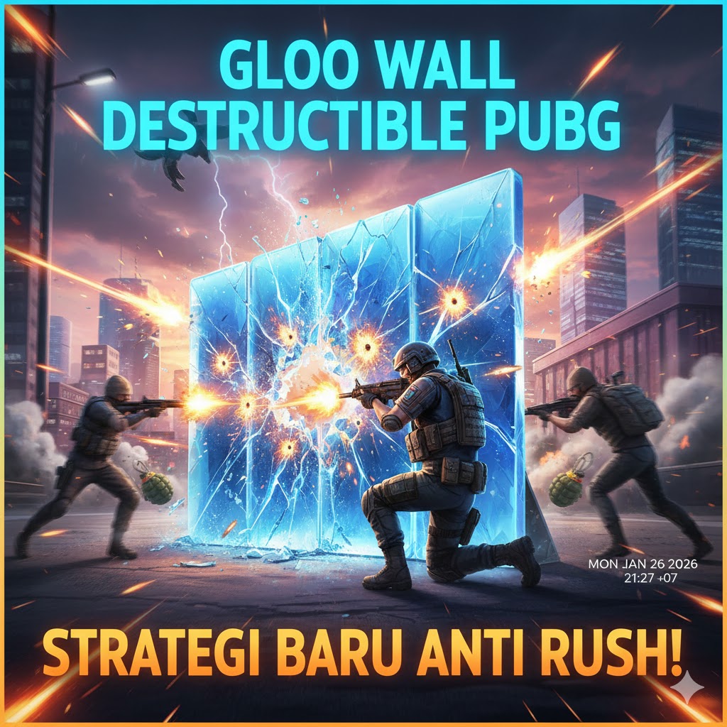 Gloo Wall Destructible PUBG 2026: Strategi Baru Anti Rush Terkuat!