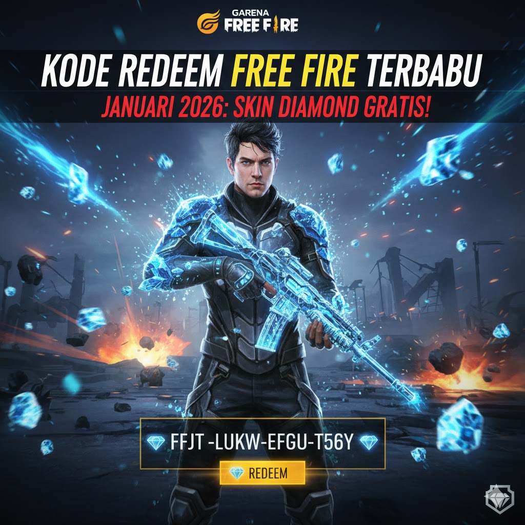 Kode Redeem Free Fire Terbaru Januari 2026: Skin Diamond Gratis!
