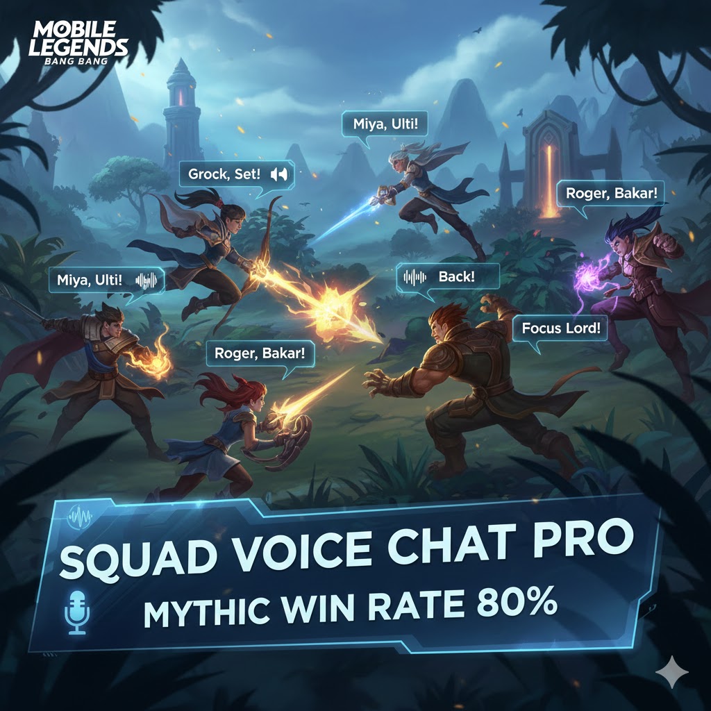 MLBB Voice Chat Pro: Callout Squad Mythic Win Rate 80%!