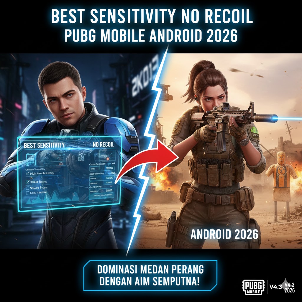Best Sensitivity No Recoil PUBG Mobile Android 2026