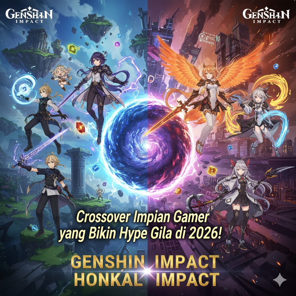 Genshin Impact X Honkai Impact: Crossover Impian Gamer yang Bikin Hype Gila di 2026!