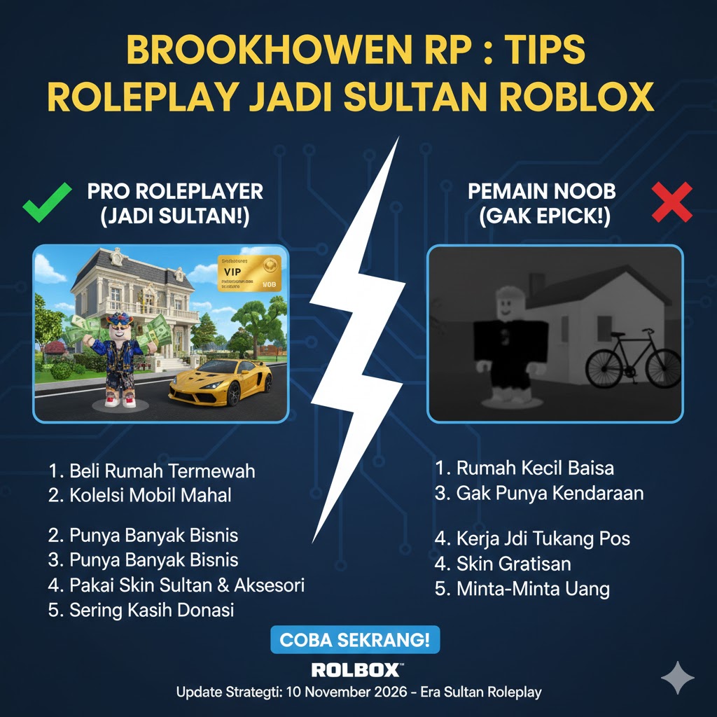 Brookhaven RP: Tips Roleplay Jadi Sultan di Roblox!