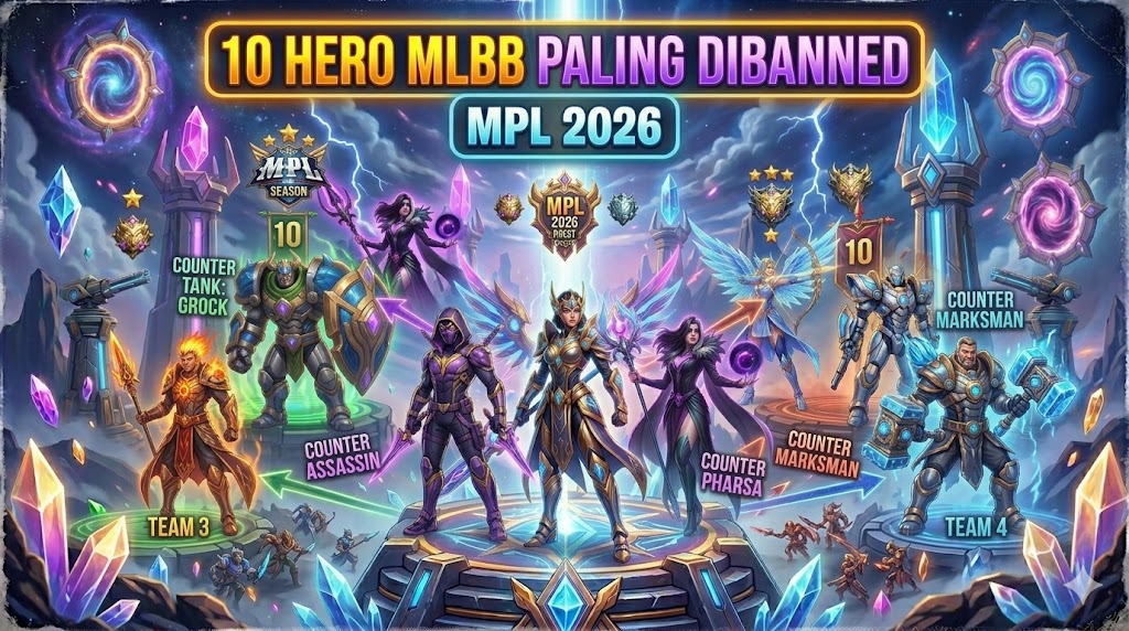 Hero Mobile Legends yang Paling Sering Dibanned