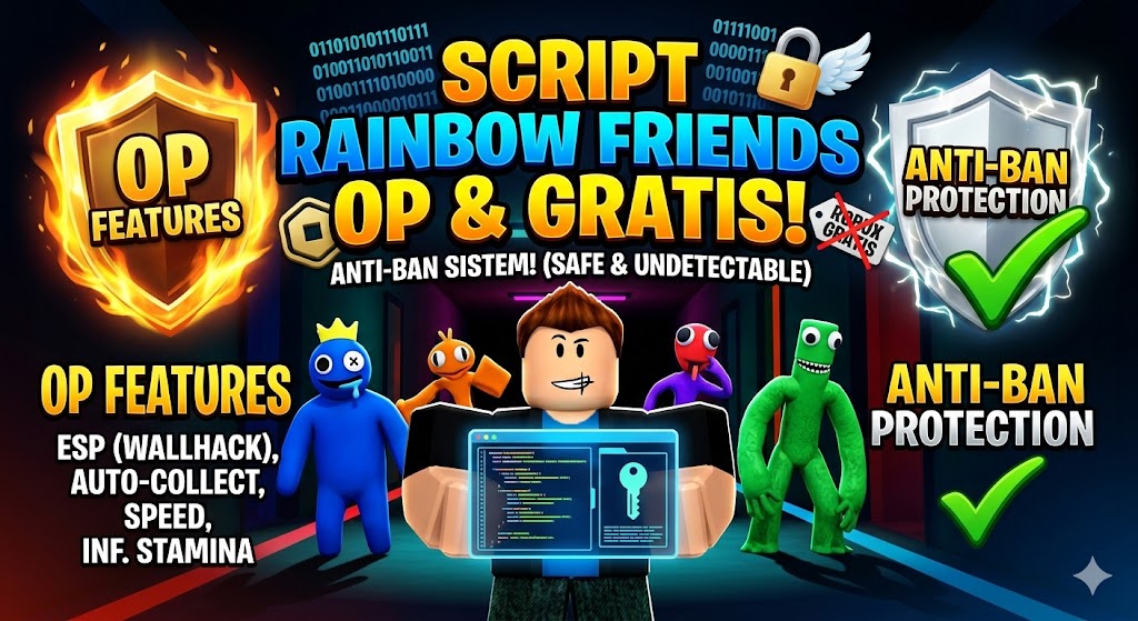 Script Rainbow Friends Roblox: OP Gratis Anti-Ban!