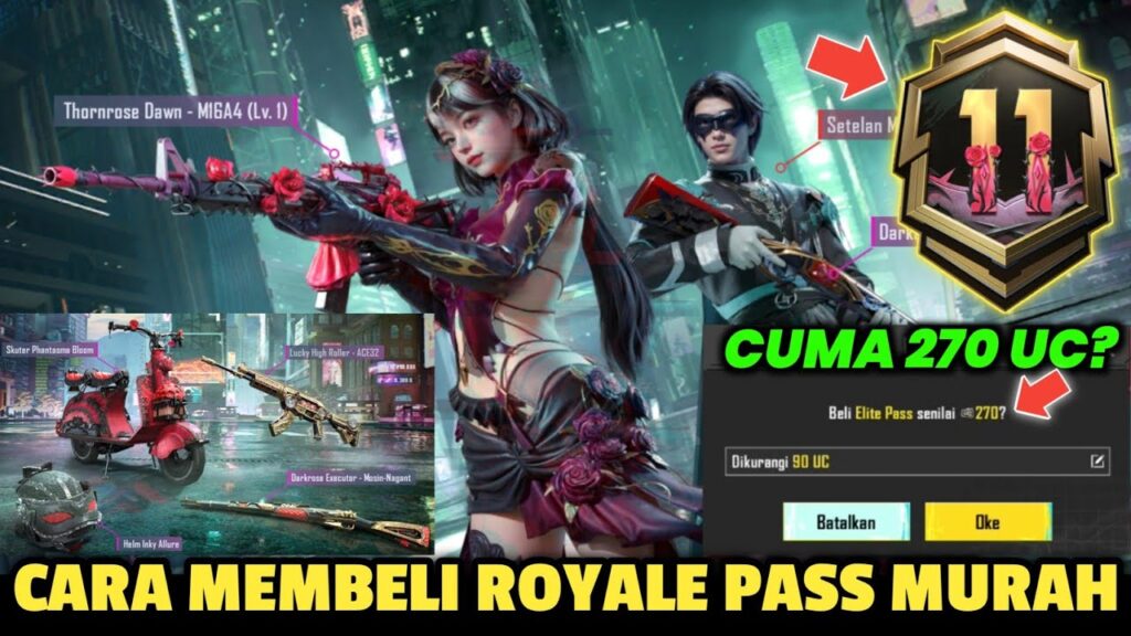 Cara Beli Royal Pass Murah Pakai Voucher Shopee di PUBG Mobile